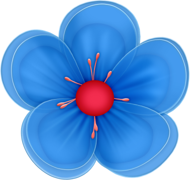 Jungle Flowers, Pallet Painting, Fabric Painting, Flower - Flower Clipart (378x358), Png Download