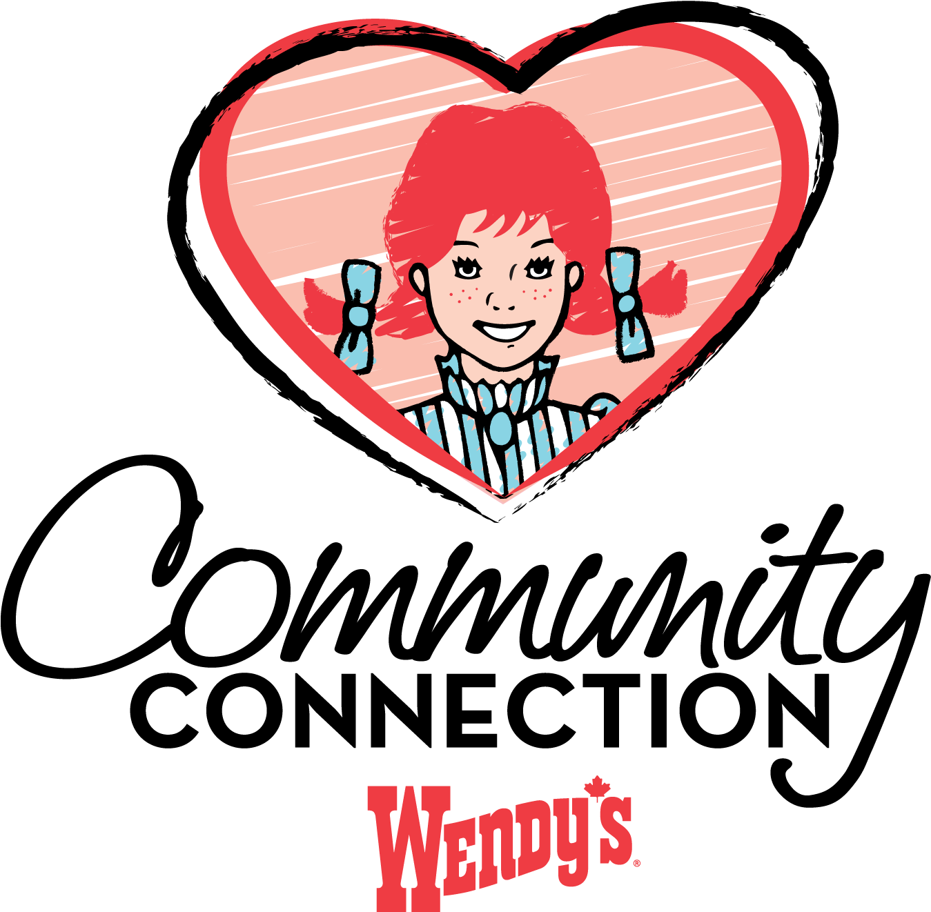 Wendy's Community Connection Program Logo - Wendy's Company (1348x1381), Png Download
