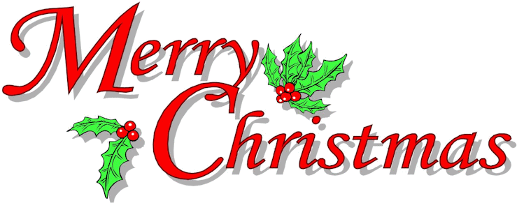 Happy Christmas Clip Art (750x303), Png Download