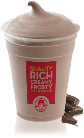 Chocolate Frosty Wendy's (300x520), Png Download