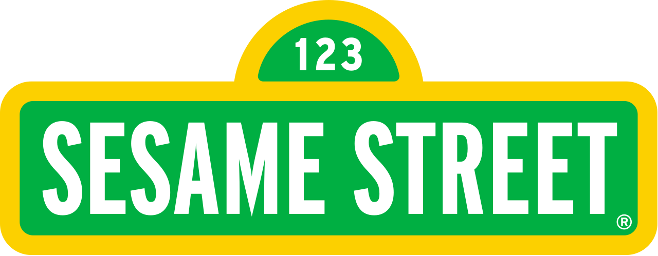 123 Sesame Street Logo (1200x468), Png Download