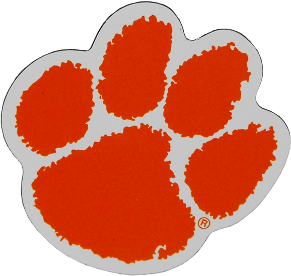 Clemson Tiger Paw Magnet - Rocky Hill High School Logo (600x572), Png Download
