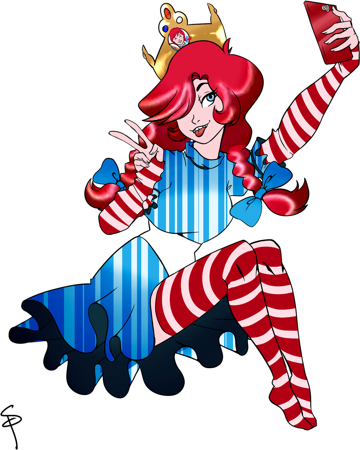 Lmao Wendy's Is True Wife, And Real Burger Ki- Queenstill - Ozumii Mcdonald's And Wendy's (1280x1616), Png Download