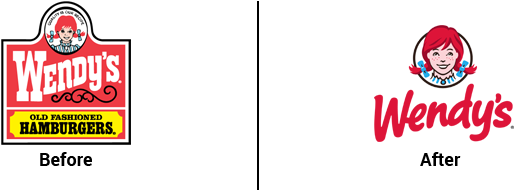 Wendy's Changed Its Logo For The First Time Since - Sign (709x227), Png Download