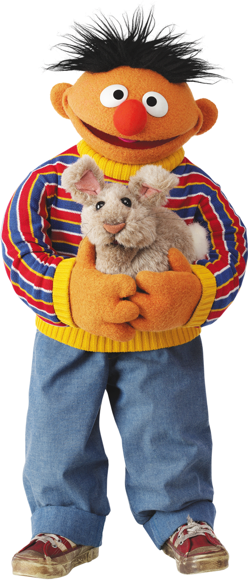 Com Wp Content Uploads 2014 06 Ernie 3 The Muppet - Los Muppets En Png (504x1178), Png Download