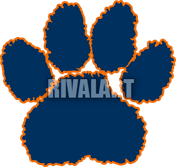 Clemson Tiger Paw Clip Art - Clemson Tigers Football (361x342), Png Download