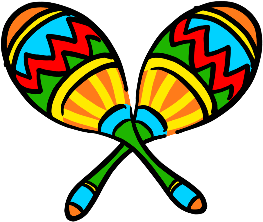 Maracas Transparent Printable Png Free Library - Maracas Clipart Transparent (1600x900), Png Download