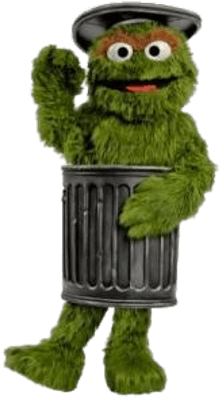Oscar The Grouch (400x400), Png Download