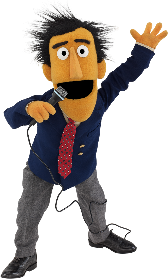 Sesame Street Characters Names And Pictures Wiki - Guy Smiley Sesame Street (660x1071), Png Download