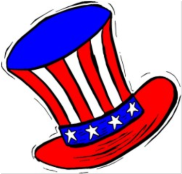 Uncle Sam Hat - Uncle Sam Hat Clipart (420x404), Png Download