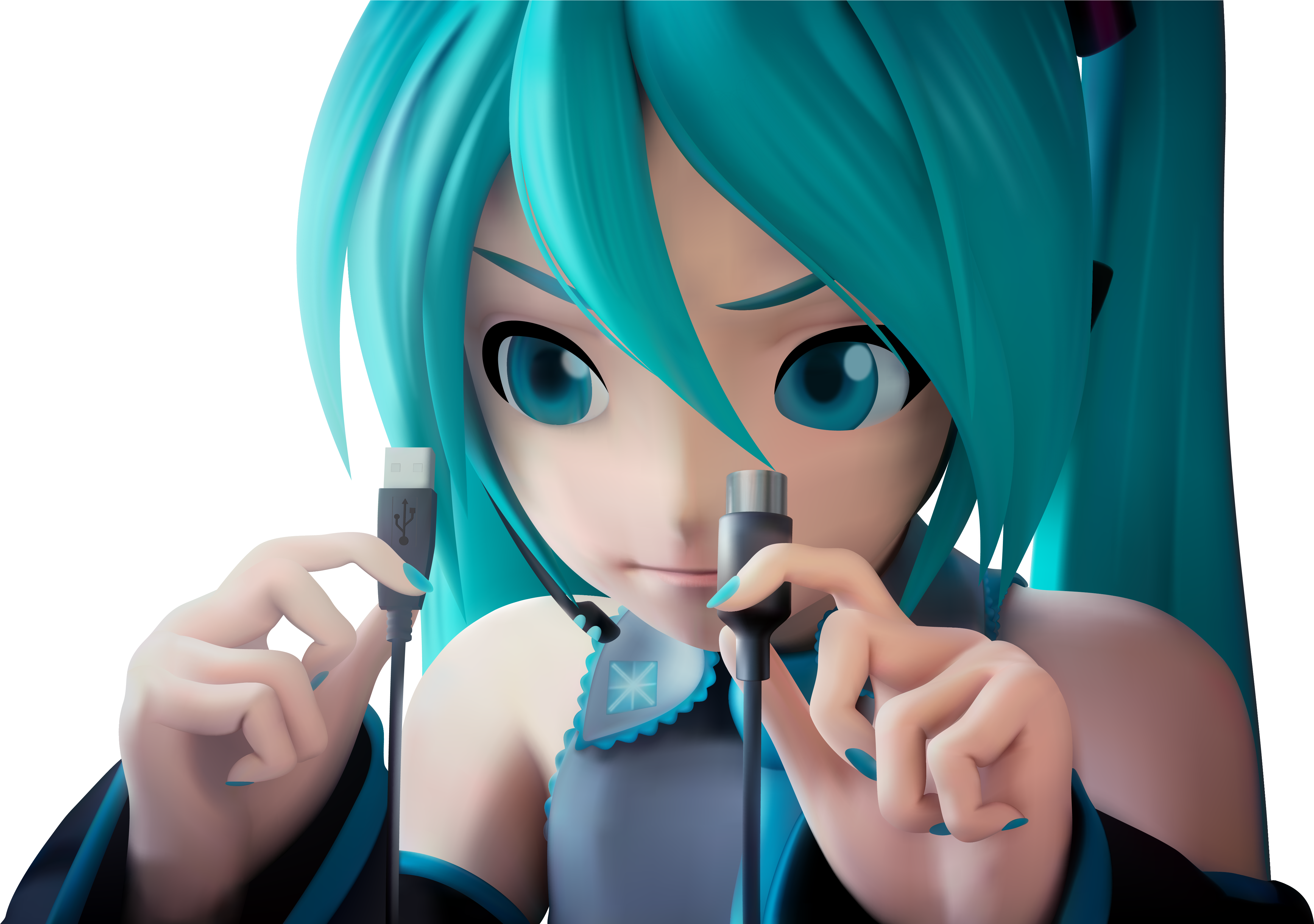 Diva Hatsune Miku (6000x3363), Png Download