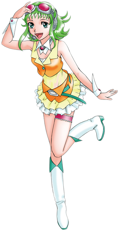 Masami Yuuki Was The Illustrator For Vocaloid2 Gumi, - Gumi Vocaloid Box Art (435x800), Png Download