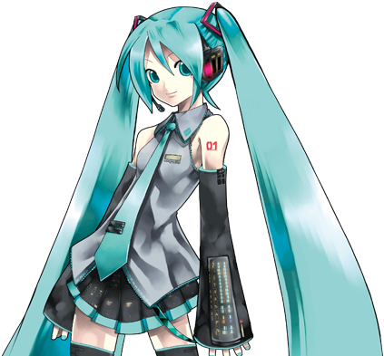 #blazblｕｅ Hashtag On Twitter - Hatsune Miku Head (461x397), Png Download