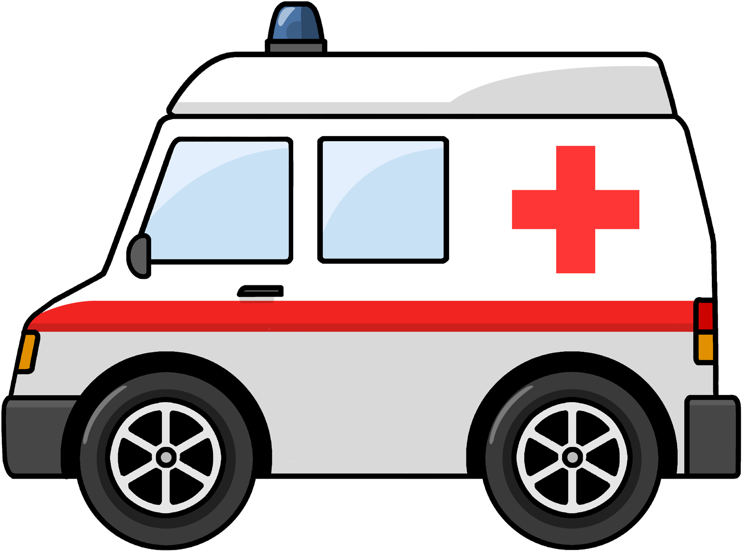 Images For Truck Top View Png - Ambulance Png (1600x1200), Png Download