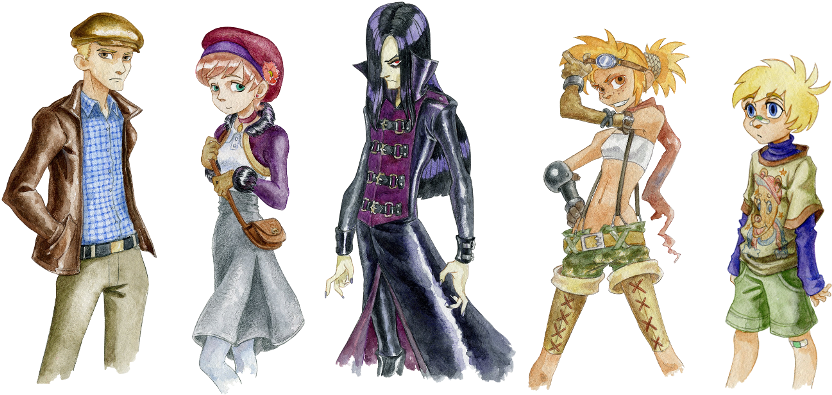 Png Transparent Watercolor Portraits And Faces Rpg - Rpg Maker Mv Drawing Facesets (862x400), Png Download