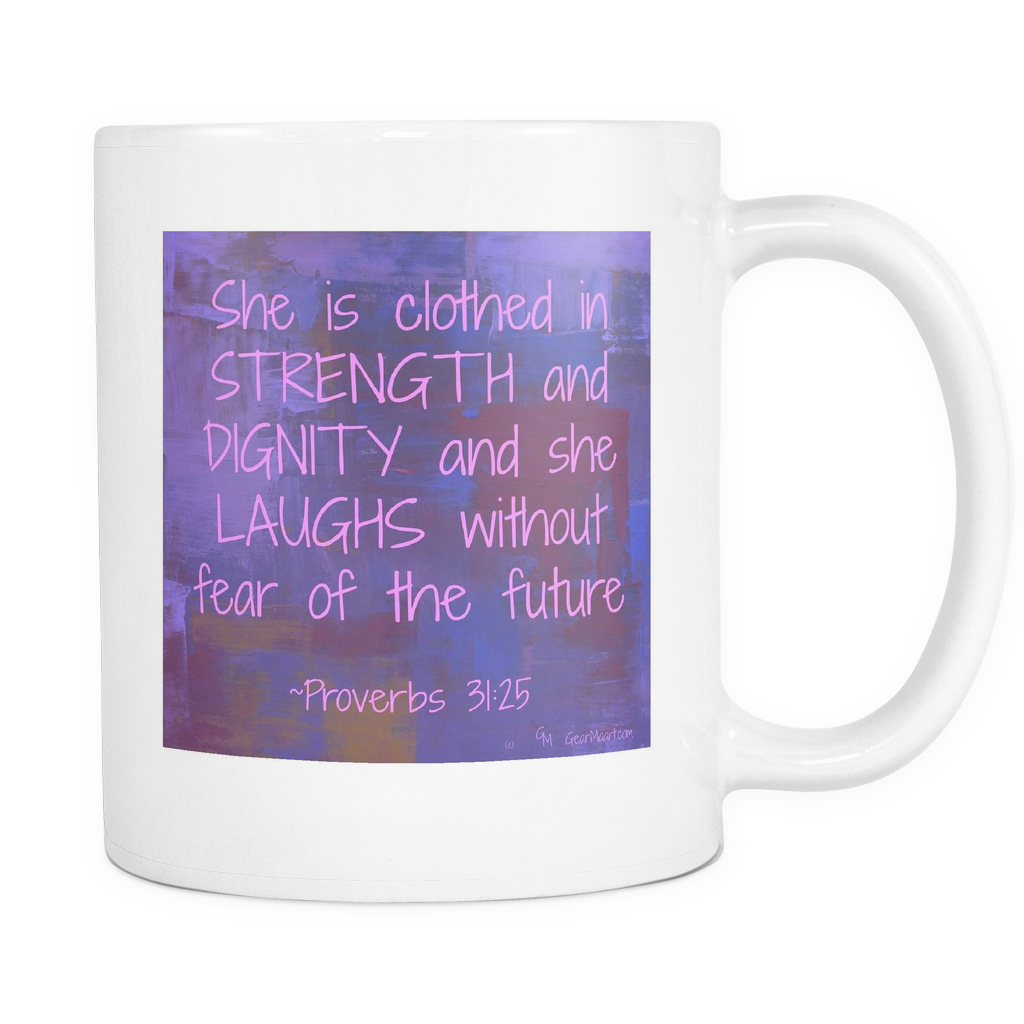 Strength And Dignity - Mug (1024x1024), Png Download