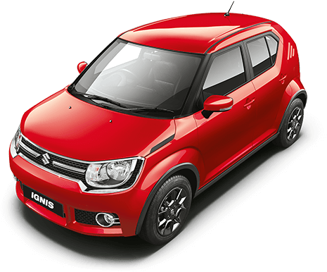 Igniscar In Uptown Red Color - Maruti Ignis (1090x536), Png Download