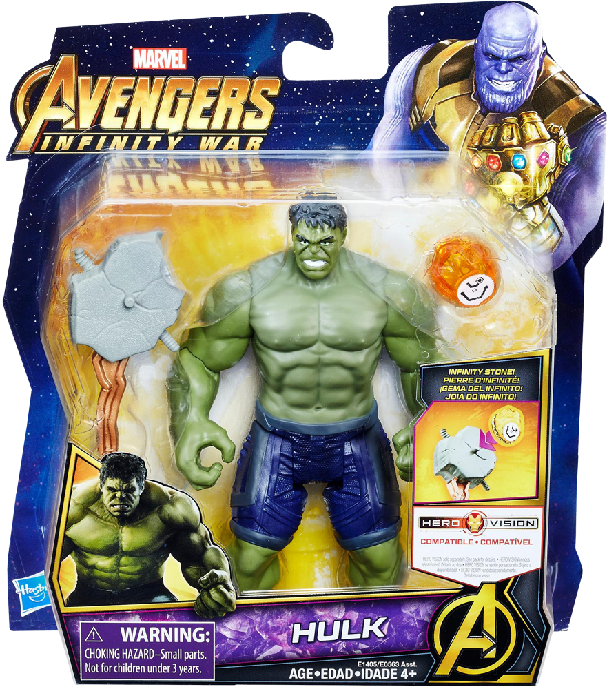 Avengers - Infinity War Hulk Figure (881x1000), Png Download
