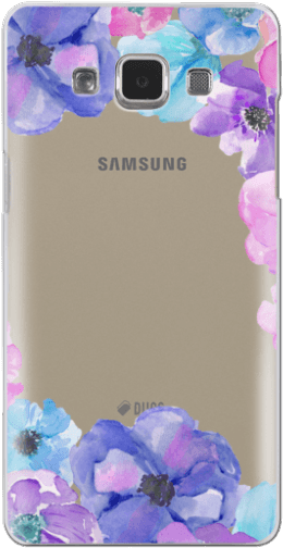 Anemone Painted Flowers / Watercolor Flowers Blues - Austrian Cup (300x547), Png Download