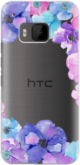 Anemone Painted Flowers / Watercolor Flowers Blues - Iphone (300x547), Png Download