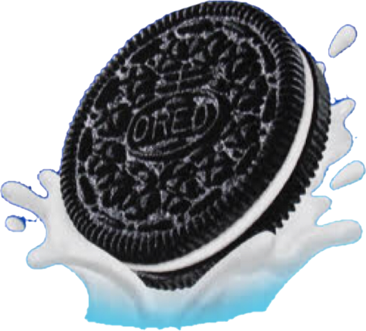 モンデリーズ・ジャパン オレオバニラクリーム 18枚×10袋 (530x480), Png Download