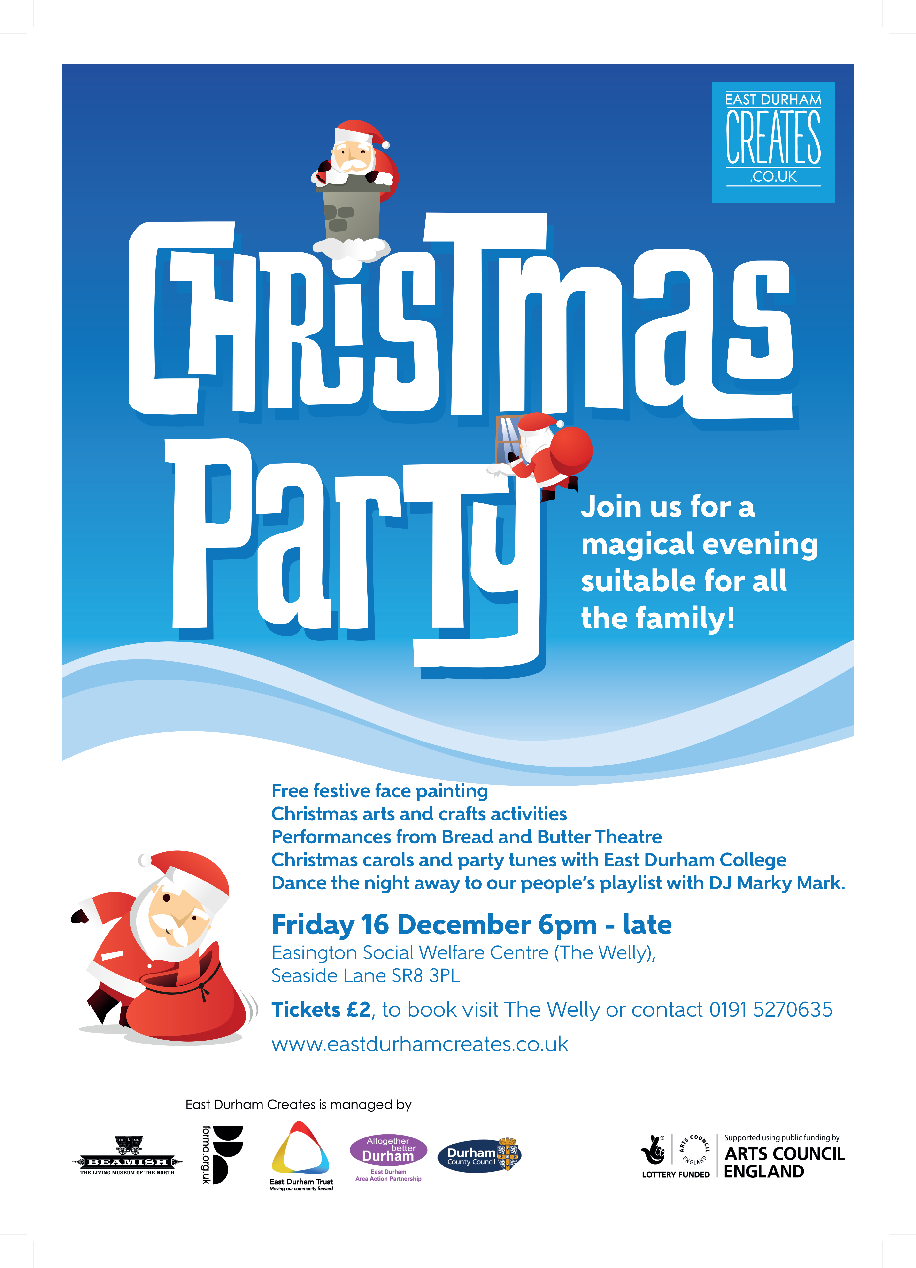 The East Durham Creates Christmas Party - Dvd (3783x5236), Png Download