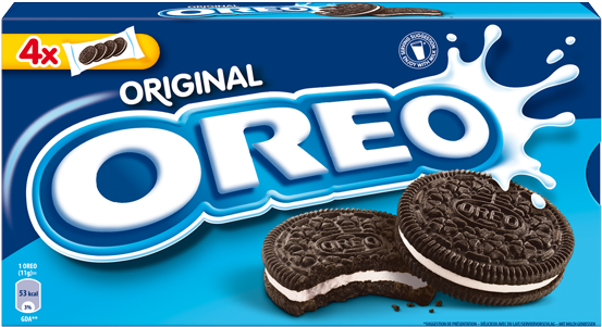 Oreo Classic 176g - Oreo Kcal (591x338), Png Download