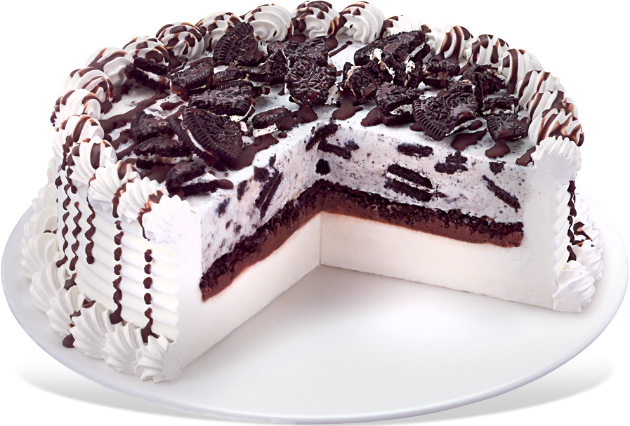 Dq Menu Cakes Blizzard Oreo 02 - Oreo Ice Cream Cake Dairy Queen (940x606), Png Download