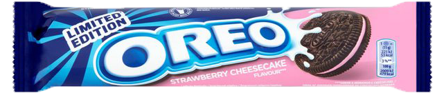 Oreo Strawberry Cheesecake Biscuits - Oreo Strawberry Cheesecake Cookies (640x640), Png Download