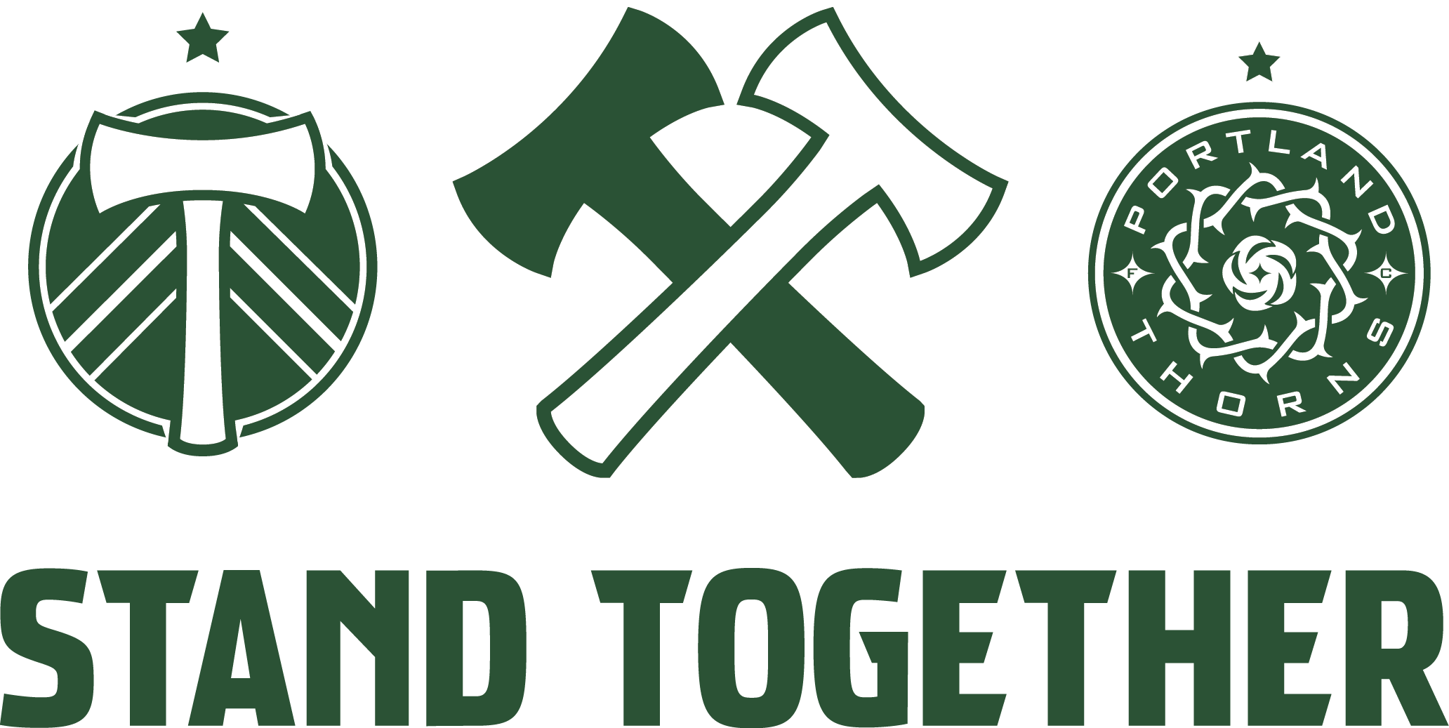 St Logo Lock Up Timbers And Thorns - Portland Timbers Galaxy S7 Clear Case, Multi (2064x1037), Png Download