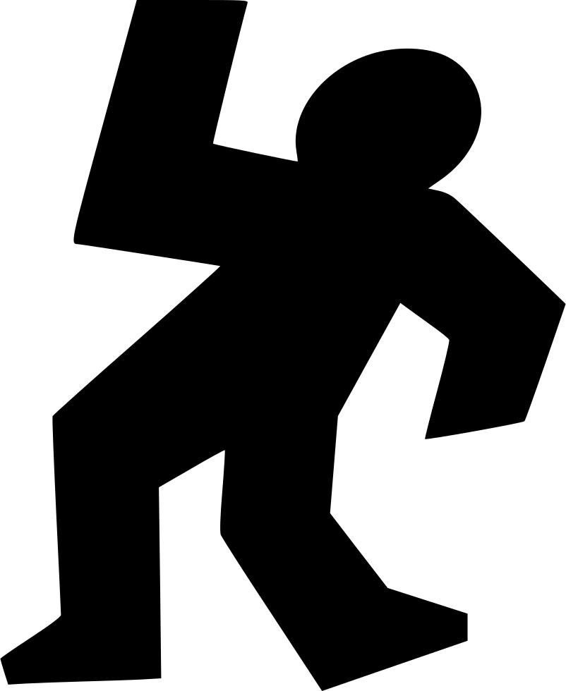 Dead Body Outline - Scalable Vector Graphics (802x980), Png Download