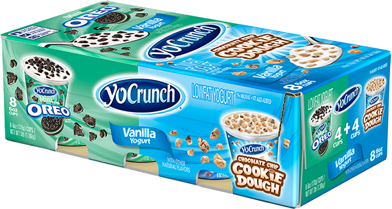 Next - Yo Crunch 8 Pack (572x306), Png Download