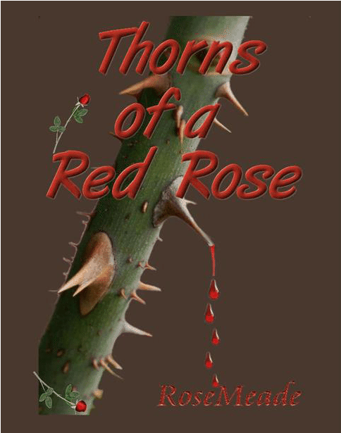 Thorns Of A Red Rose By Victoria Freudiger - Poster (614x614), Png Download