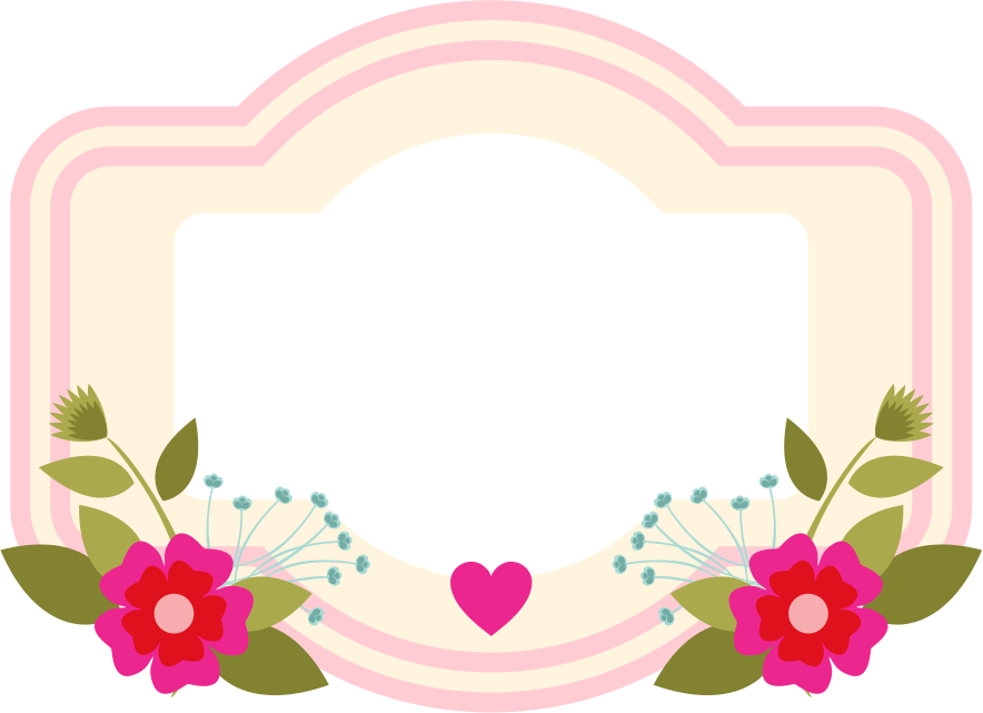 Frame Floral, Coreldraw, Vintage Scrapbook, Arte Digital, - Flower Text Box Png (884x641), Png Download