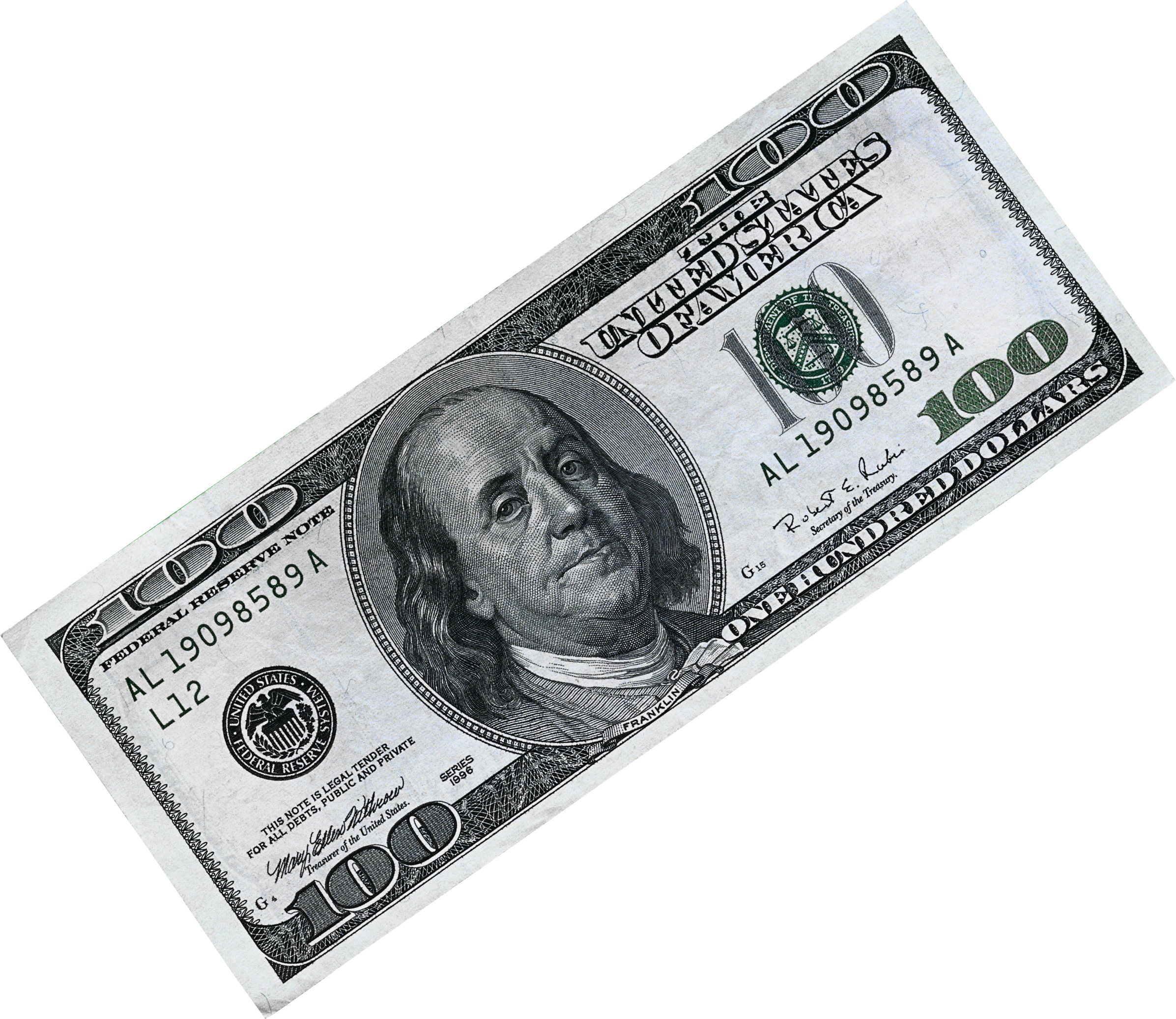 Png Free - Dollar Bills Transparent Png (2393x2074), Png Download