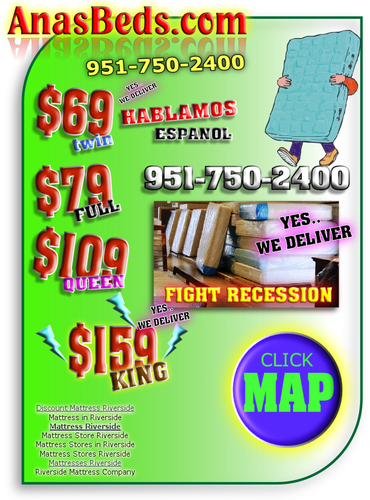 Mattress Riverside $78 - Poster (750x1000), Png Download