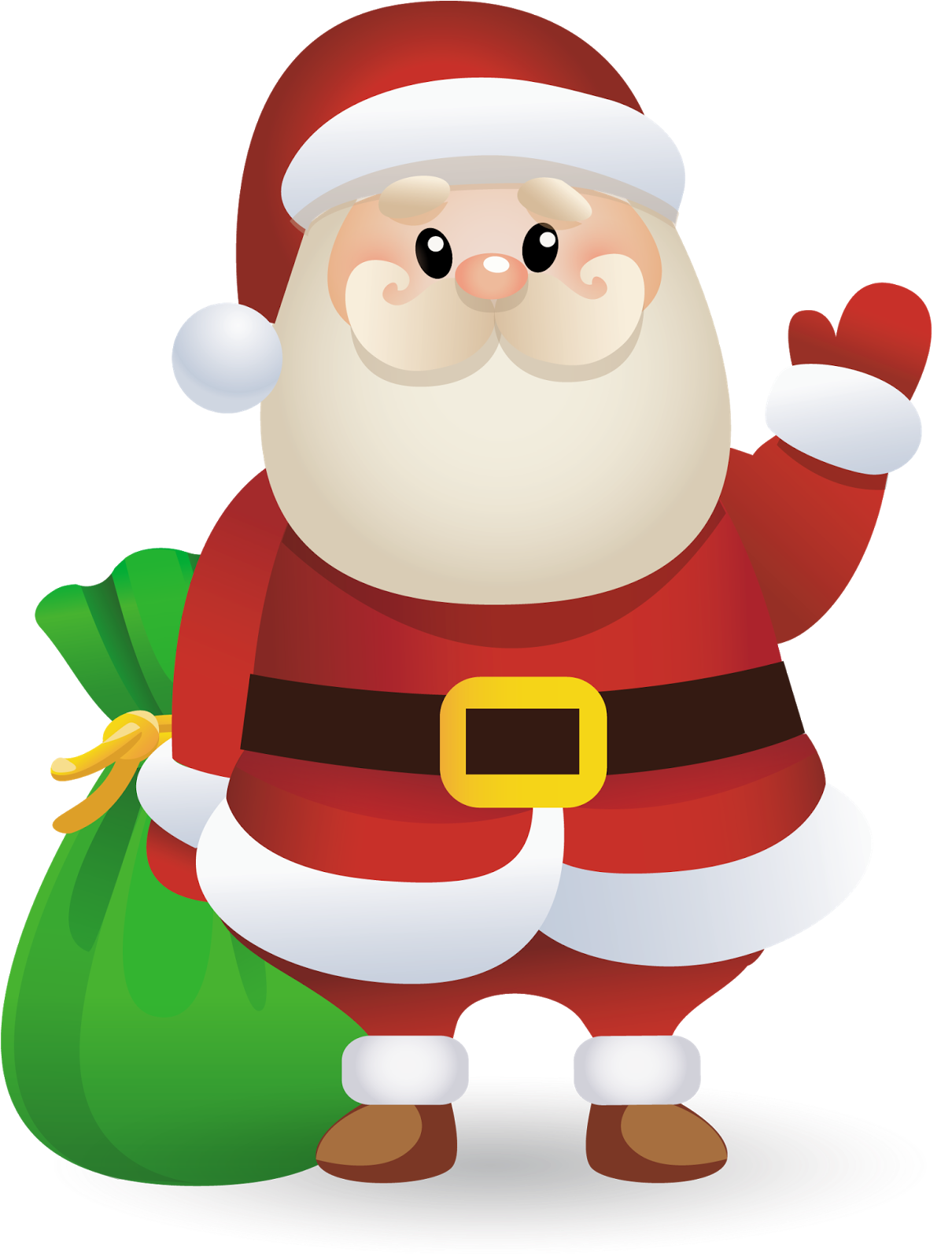 Png Grandchildren Source - Rudolph With Santa Hat (1298x1600), Png Download