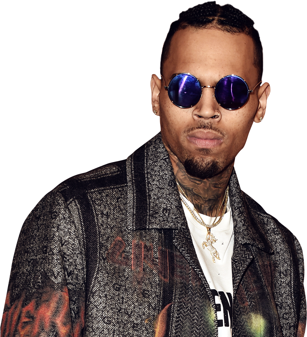 Chris Brown Grammys 2018 (1200x1200), Png Download
