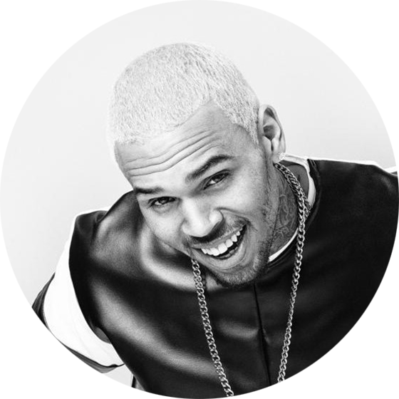 Chris Brown - Dmx Chris Brown (560x560), Png Download