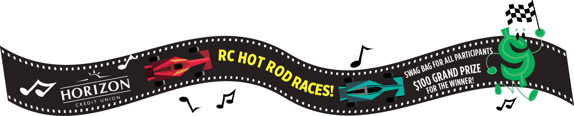 Click To Enlarge Hotrodraces - Portable Network Graphics (1897x386), Png Download