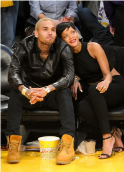 Related - Rihanna I Chris Brown (608x342), Png Download