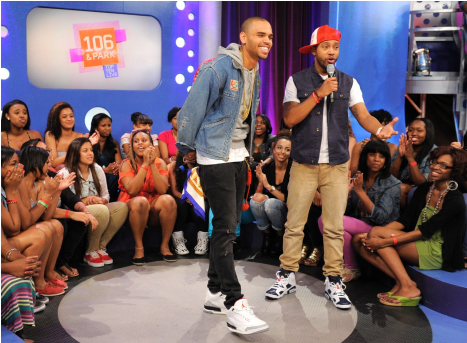 Celebrity Sneaker Watch Terrence J Kicks It With - Chris Brown Jordan6 (608x342), Png Download