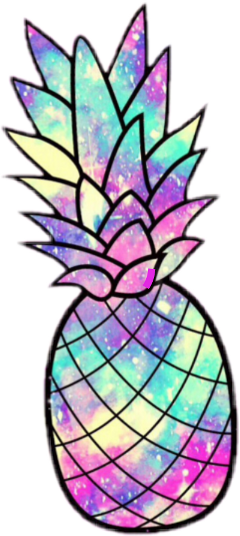 Selenagomez Demilovato Ariangrande Mileycyrus Drake - Pineapple Gif (240x536), Png Download