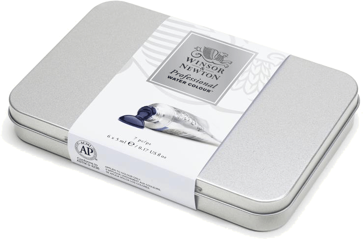 Winsor & Newton Watercolor Professional Tin Set - Winsor & Newton Professional Watercolour 5ml Tube (800x550), Png Download