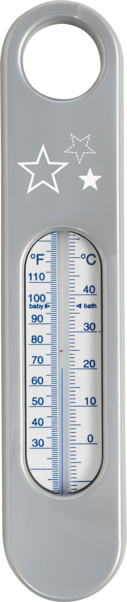 Silver Star Thermometer V=1543568452 - Bb-jou Bath Thermometer (grey) (434x2048), Png Download
