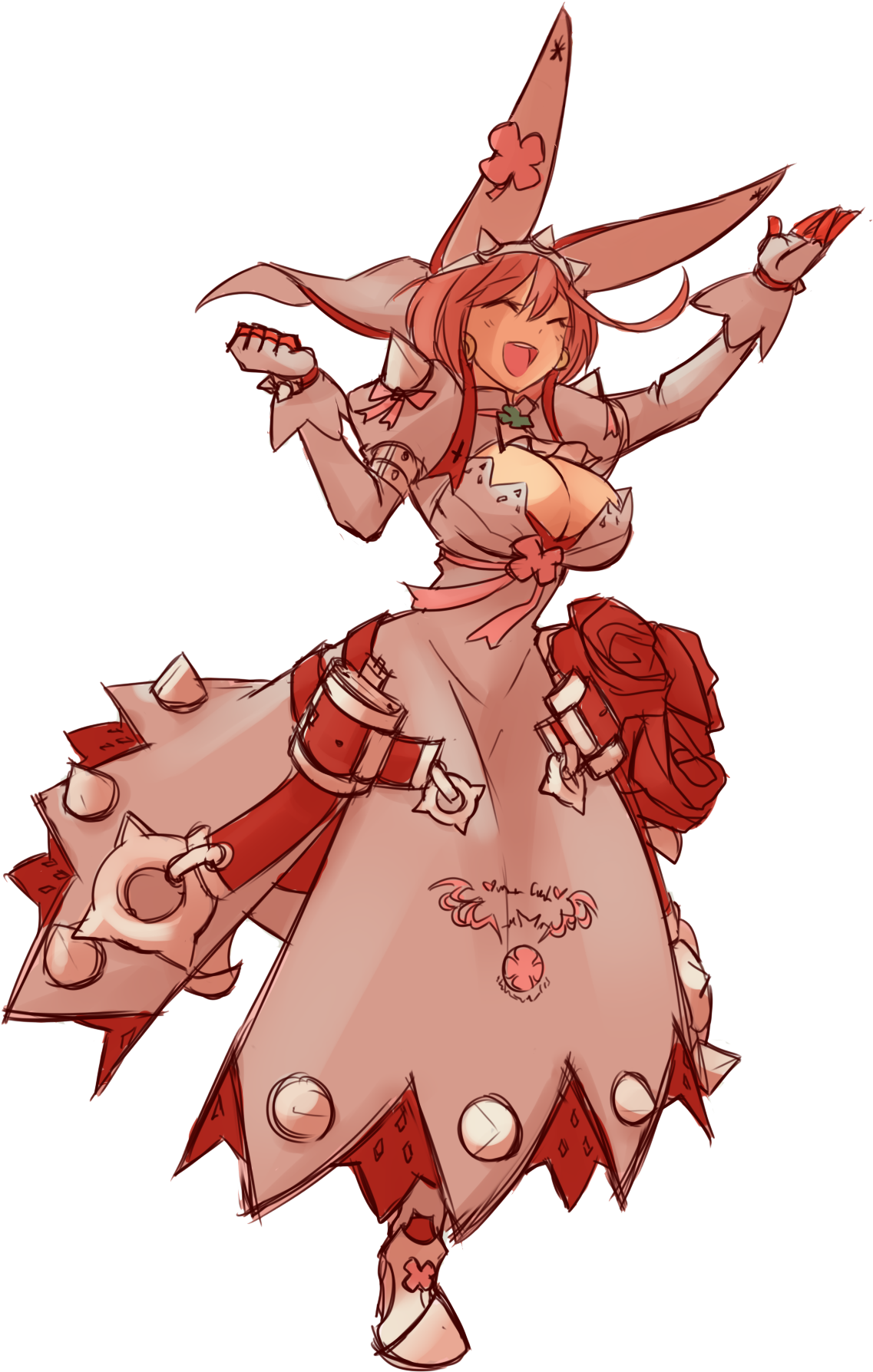 1416446215460 - Elphelt Valentine Fan Art (1181x1830), Png Download