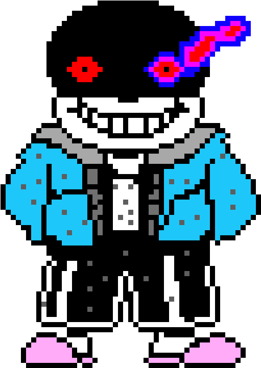 Dusttale Sans Sprite Pixel - Sans Png (770x880), Png Download