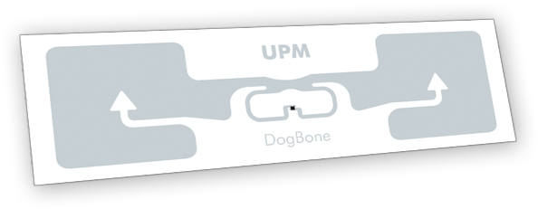 232 Acutag Uhf Dogbone M4dw Br - Label (640x640), Png Download