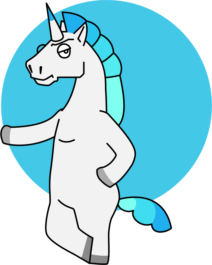 Siu Mascot Story - Unicorn (703x878), Png Download