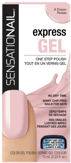 Sensationail Express Gel Nail Polish A Dozen Rosas - Sensationail Made Him Blush (600x600), Png Download
